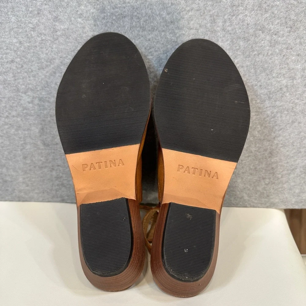 Patina Leather Sandals - Picture 8 of 8